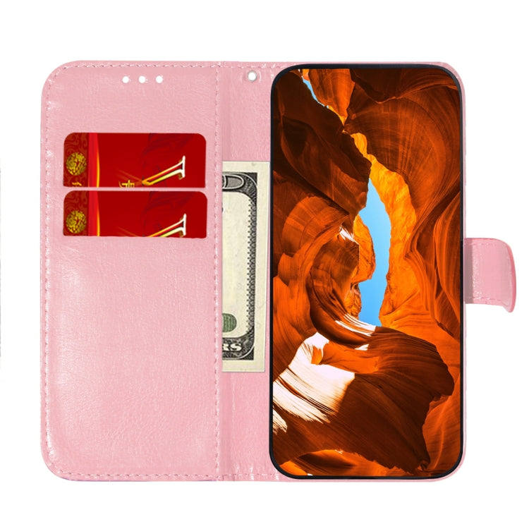 For Motorola Edge 50 Pro Colorful Magnetic Buckle Leather Phone Case(Pink) - Motorola Cases by buy2fix | Online Shopping UK | buy2fix