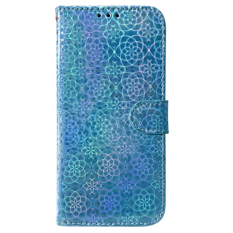 For Samsung Galaxy S24 Ultra 5G Colorful Magnetic Buckle Leather Phone Case(Blue) - Galaxy S24 Ultra 5G Cases by buy2fix | Online Shopping UK | buy2fix