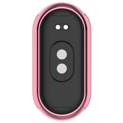 For Xiaomi Mi Band 8 Full Coverage TPU Electroplating Watch Protective Case(Pink) - Watch Cases by buy2fix | Online Shopping UK | buy2fix