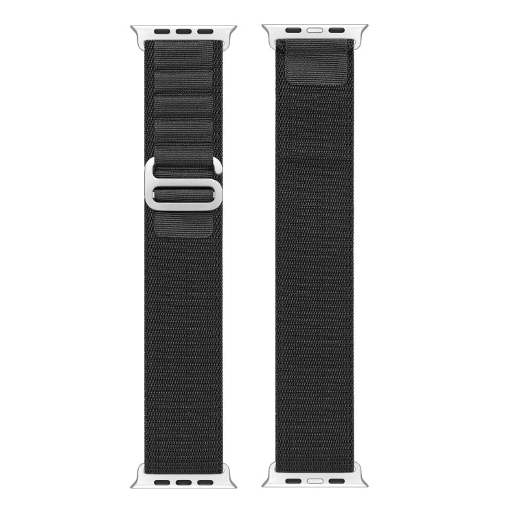 For Apple Watch SE 2022 40mm DUX DUCIS GS Series Nylon Loop Watch Band(Black) - Watch Bands by DUX DUCIS | Online Shopping UK | buy2fix