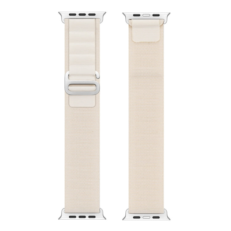 For Apple Watch SE 2022 44mm DUX DUCIS GS Series Nylon Loop Watch Band(Starlight) - Watch Bands by DUX DUCIS | Online Shopping UK | buy2fix