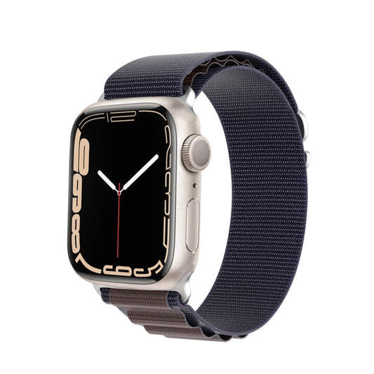 For Apple Watch SE 40mm DUX DUCIS GS Series Nylon Loop Watch Band(Indigo Blue) - Watch Bands by DUX DUCIS | Online Shopping UK | buy2fix