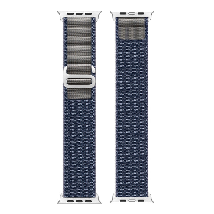 For Apple Watch Series 2 42mm DUX DUCIS GS Series Nylon Loop Watch Band(Blue) - Watch Bands by DUX DUCIS | Online Shopping UK | buy2fix