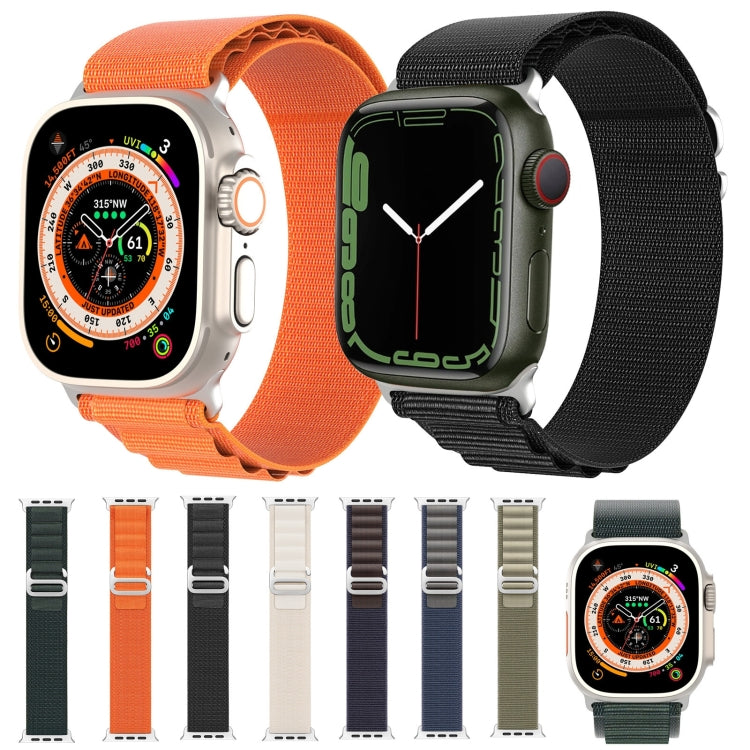 For Apple Watch Series 6 44mm DUX DUCIS GS Series Nylon Loop Watch Band(Orange) - Watch Bands by DUX DUCIS | Online Shopping UK | buy2fix