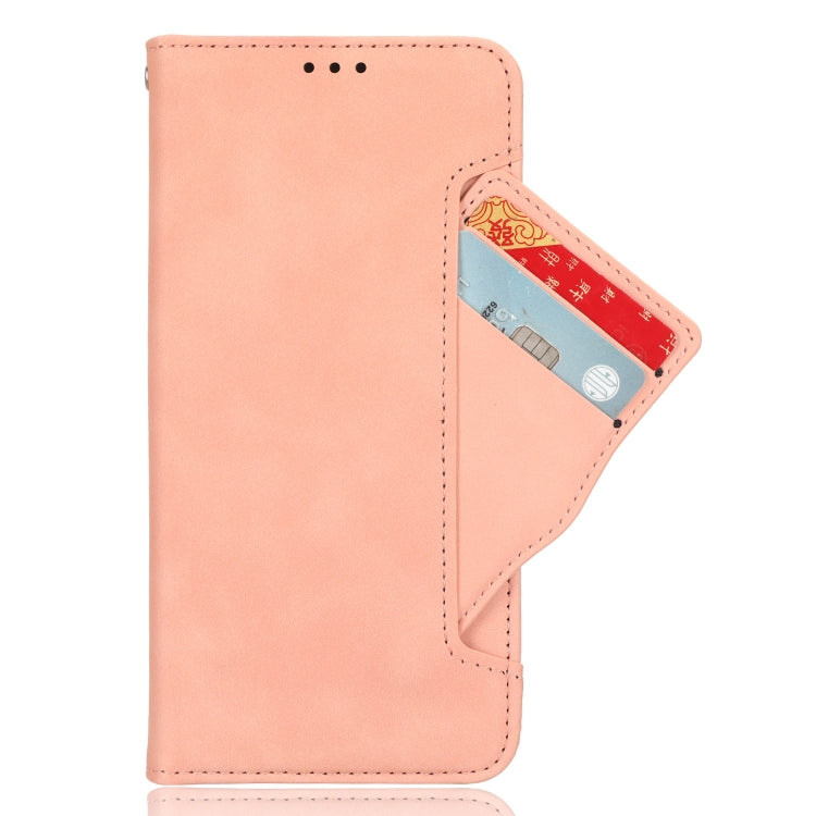 For Blackview A200 Pro Skin Feel Calf Texture Card Slots Leather Phone Case(Pink) - More Brand by buy2fix | Online Shopping UK | buy2fix