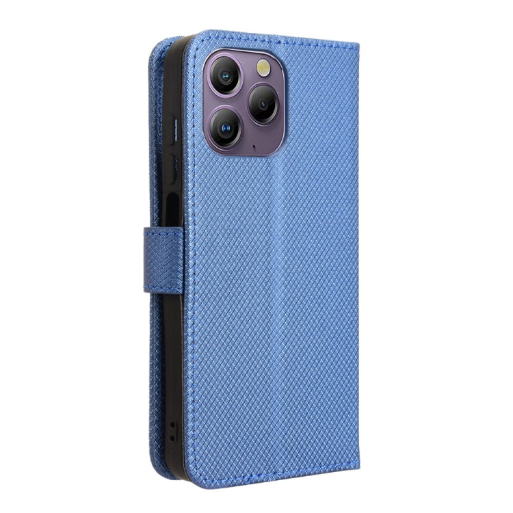 For Blackview A96 Diamond Texture Leather Phone Case(Blue) - More Brand by buy2fix | Online Shopping UK | buy2fix