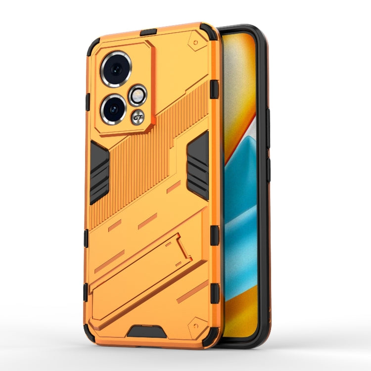 For Honor 90 GT 5G Punk Armor 2 in 1 PC + TPU Phone Case with Holder(Orange) - Honor Cases by buy2fix | Online Shopping UK | buy2fix