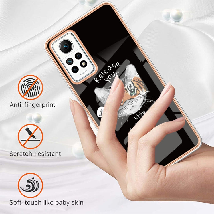 For Xiaomi Redmi Note 12 Pro 4G Global Electroplating Marble Dual-side IMD Phone Case(Natural Growth) - Xiaomi Cases by buy2fix | Online Shopping UK | buy2fix