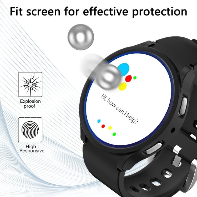 For Samsung Galaxy Watch 6 44mm Half-inclusive PC Watch Protective Case(Transparent) - Watch Cases by buy2fix | Online Shopping UK | buy2fix