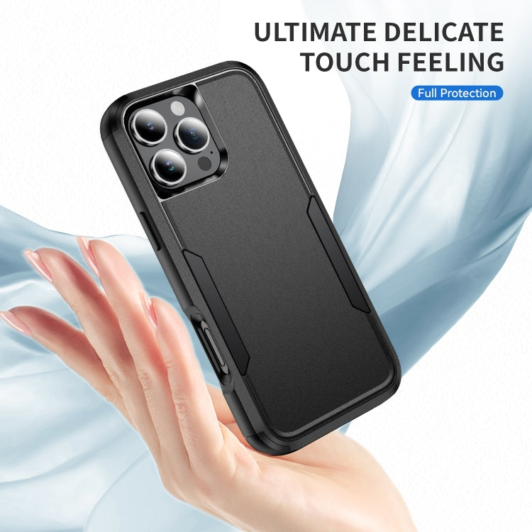 For iPhone 16 Pro Commuter Shockproof TPU + PC Phone Case(Black) - iPhone 16 Pro Cases by buy2fix | Online Shopping UK | buy2fix