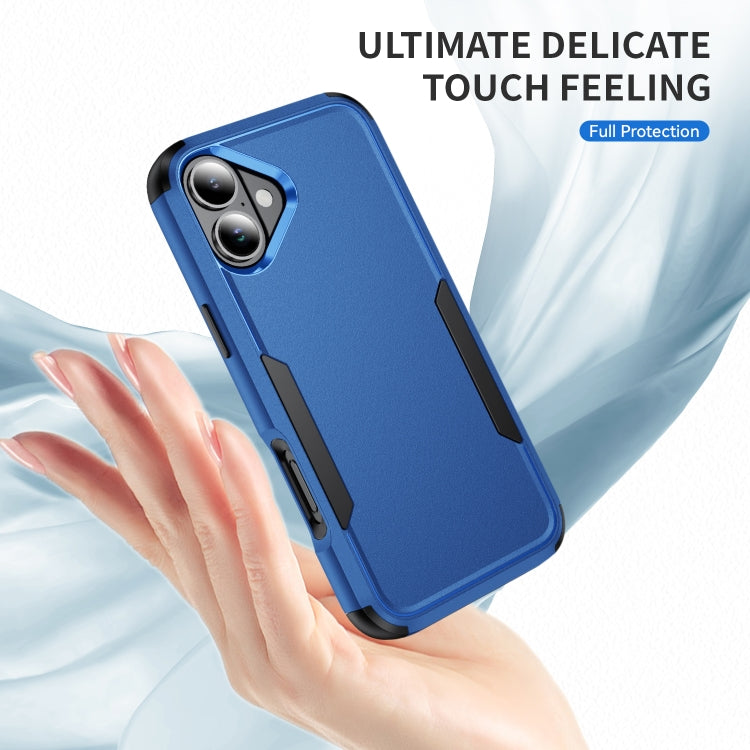 For iPhone 16 Plus Commuter Shockproof TPU + PC Phone Case(Royal Blue+Black) - iPhone 16 Plus Cases by buy2fix | Online Shopping UK | buy2fix