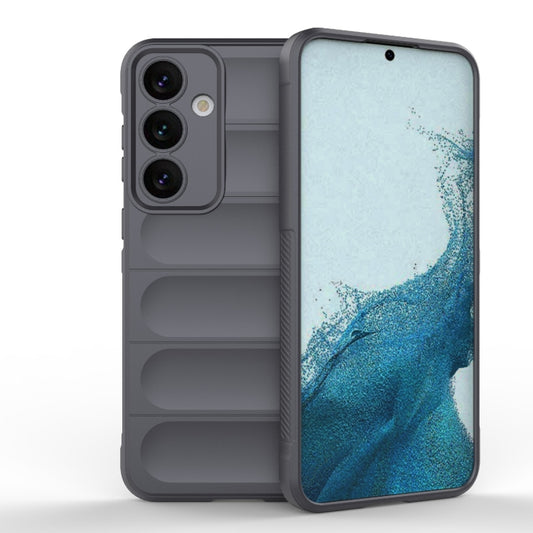 For Samsung Galaxy S24+ 5G Magic Shield TPU + Flannel Phone Case(Dark Grey) - Galaxy S24+ 5G Cases by buy2fix | Online Shopping UK | buy2fix