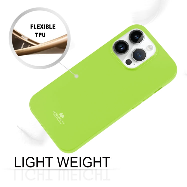 For iPhone 15 Pro Max GOOSPERY PEARL JELLY Shockproof TPU Phone Case(Grass Green) - iPhone 15 Pro Max Cases by GOOSPERY | Online Shopping UK | buy2fix