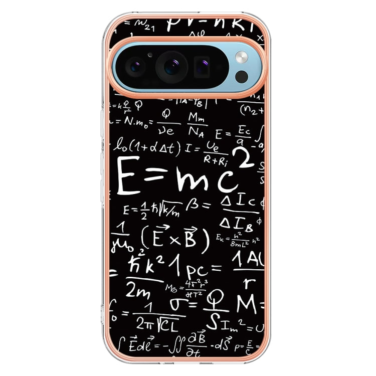 For Google Pixel 9 Pro XL Electroplating Dual-side IMD Phone Case(Equation) - Google Cases by buy2fix | Online Shopping UK | buy2fix