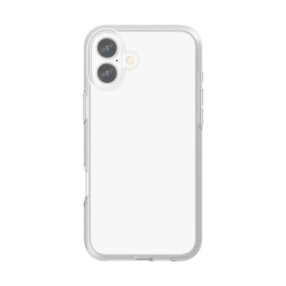 For iPhone 16 Rubber Oil Surface Solid Color Phone Case(White) - iPhone 16 Cases by buy2fix | Online Shopping UK | buy2fix