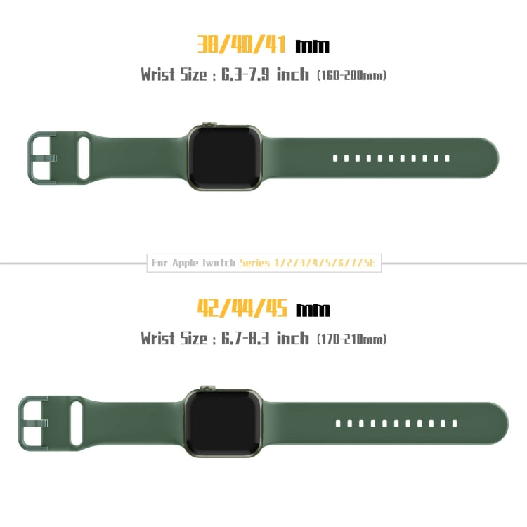 For Apple Watch Series 3 42mm Pin Buckle Silicone Watch Band(Clover) - Watch Bands by buy2fix | Online Shopping UK | buy2fix