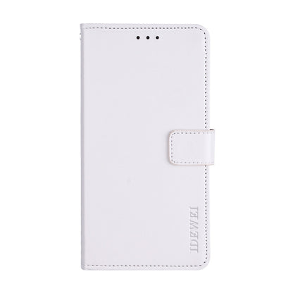 For Huawei P Smart 2020 idewei Crazy Horse Texture Horizontal Flip Leather Case with Holder & Card Slots & Wallet(White) - Huawei Cases by idewei | Online Shopping UK | buy2fix