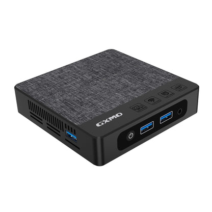 GXMO N42 Windows 11 Intel Gemini Lake N4000 Mini PC NVME SSD WiFi Mini Desktop Computer, Specification:6GB+64GB(Black) - Windows Mini PCs by GXMO | Online Shopping UK | buy2fix