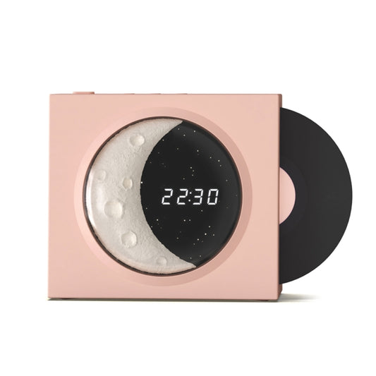 X09 Moon Clock Bluetooth Speaker Desktop Smart Wireless Speaker(Pink) - Desktop Speaker by buy2fix | Online Shopping UK | buy2fix