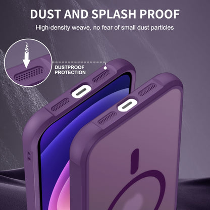 For iPhone 12 / 12 Pro MagSafe Magnetic Phone Case(Purple) - iPhone 12 / 12 Pro Cases by buy2fix | Online Shopping UK | buy2fix