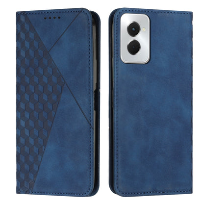 For Motorola Moto G Power 5G 2024 Diamond Splicing Skin Feel Magnetic Leather Phone Case(Blue) - Motorola Cases by buy2fix | Online Shopping UK | buy2fix