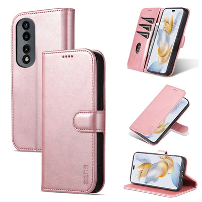 For Honor 90 AZNS Skin Feel Calf Texture Flip Leather Phone Case(Rose Gold) - Honor Cases by AZNS | Online Shopping UK | buy2fix