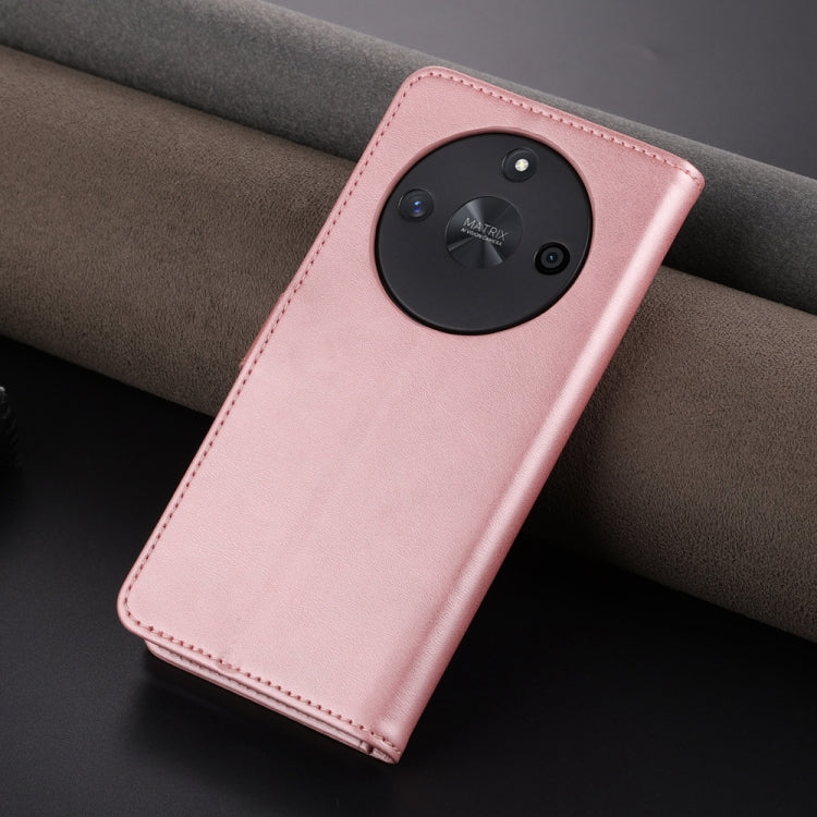 For Honor X50 AZNS Skin Feel Calf Texture Flip Leather Phone Case(Rose Gold) - Honor Cases by AZNS | Online Shopping UK | buy2fix