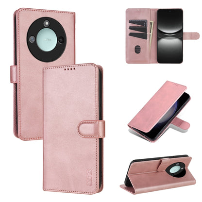 For Honor X60 AZNS Skin Feel Calf Texture Flip Leather Phone Case(Rose Gold) - Honor Cases by AZNS | Online Shopping UK | buy2fix