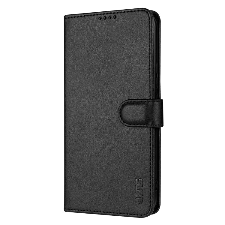 For Honor X60 AZNS Skin Feel Calf Texture Flip Leather Phone Case(Black) - Honor Cases by AZNS | Online Shopping UK | buy2fix