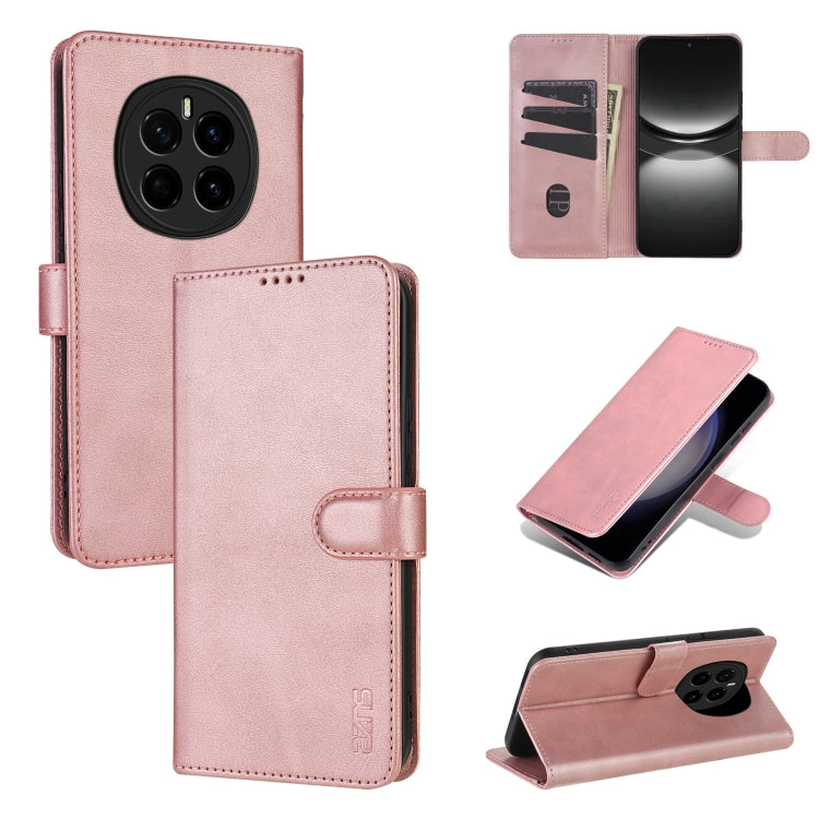 For Honor Magic7 AZNS Skin Feel Calf Texture Flip Leather Phone Case(Rose Gold) - Honor Cases by AZNS | Online Shopping UK | buy2fix