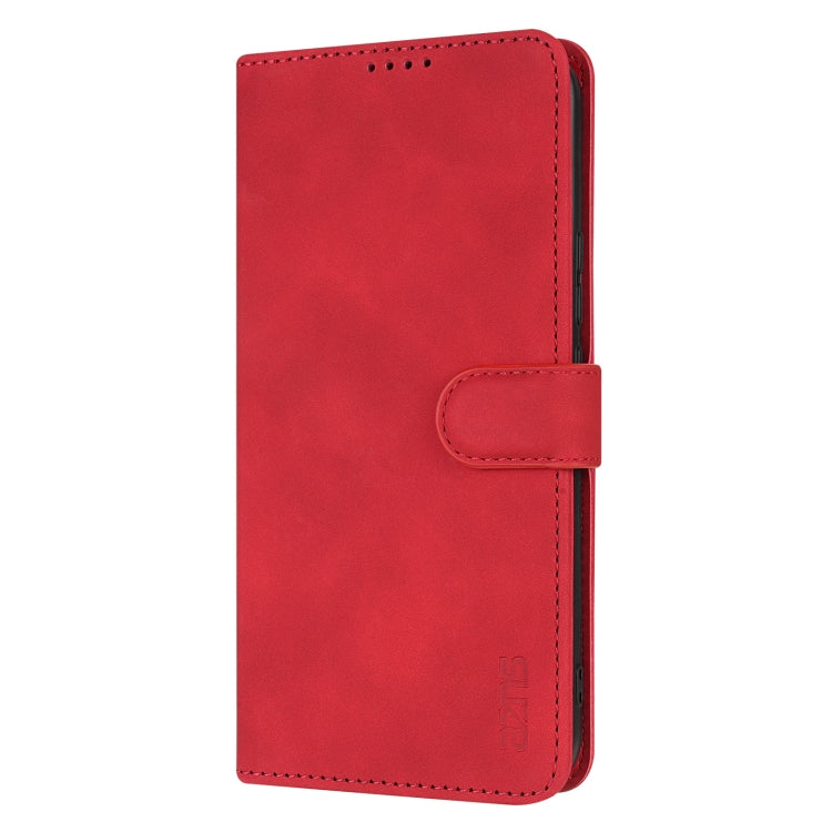 For Honor Magic7 Pro AZNS Skin Feel Calf Texture Flip Leather Phone Case(Red) - Honor Cases by AZNS | Online Shopping UK | buy2fix