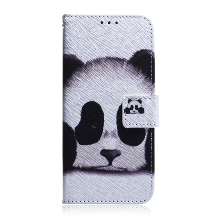 For Motorola Moto G Play 4G 2024 Coloured Drawing Flip Leather Phone Case(Panda) - Motorola Cases by buy2fix | Online Shopping UK | buy2fix