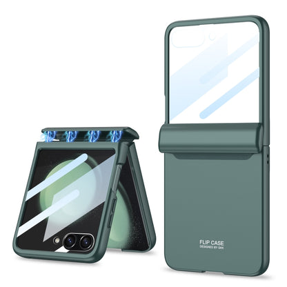 For Samsung Galaxy Z Flip5 GKK Integrated Full Coverage Folding Phone Case(Green) - Galaxy Z Flip5 Cases by GKK | Online Shopping UK | buy2fix