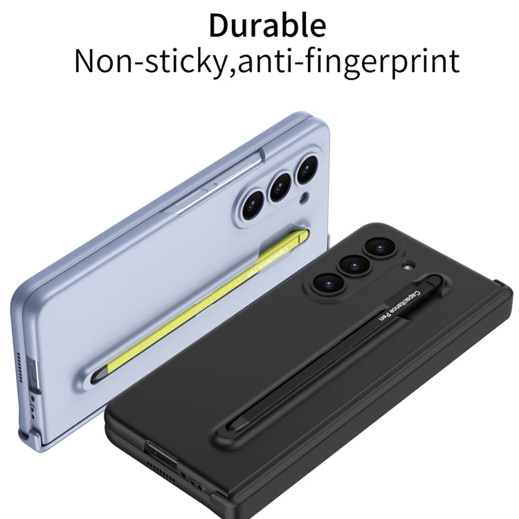 For Samsung Galaxy Z Fold5 5G GKK Integrated Fold Hinge Phone Case with Pen Slots, No Include Pen(Silver) - Galaxy Z Fold5 Cases by GKK | Online Shopping UK | buy2fix