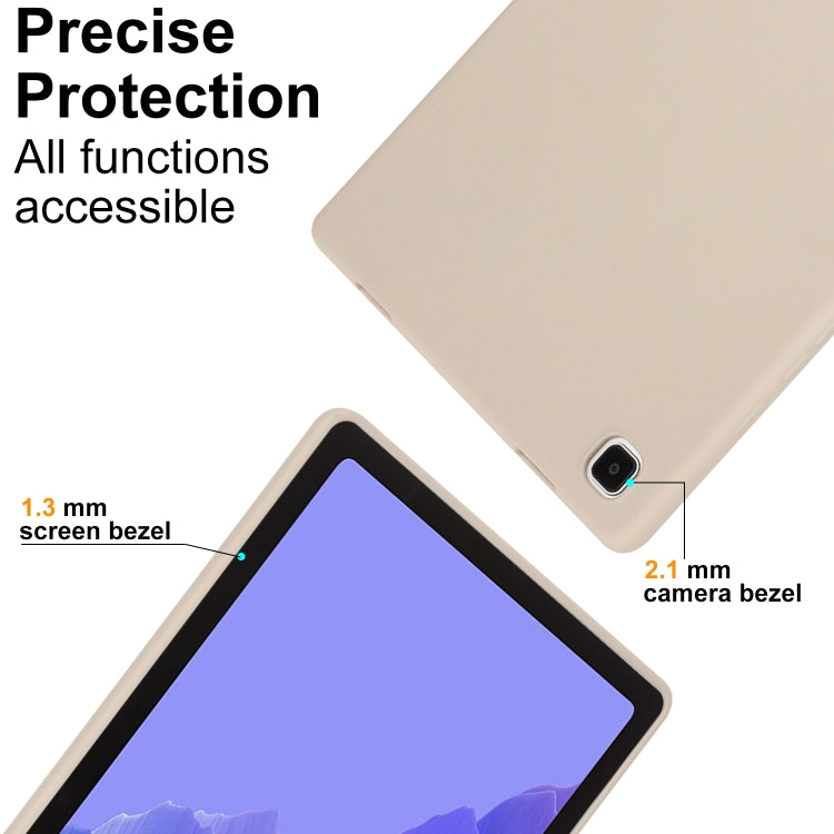 For Samsung Galaxy Tab S9 Oil Spray Skin-friendly TPU Tablet Case(Milk White) - Galaxy Tab S9 Cases by buy2fix | Online Shopping UK | buy2fix