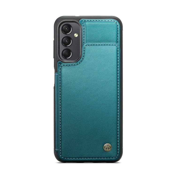 For Samsung Galaxy A24 4G CaseMe C22 Card Slots Holder RFID Anti-theft Phone Case(Blue Green) - Galaxy Phone Cases by CaseMe | Online Shopping UK | buy2fix