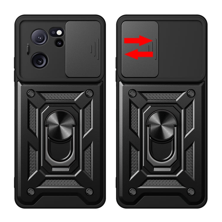 For Xiaomi Redmi K60 Ultra 5G Sliding Camera Cover Design TPU Hybrid PC Phone Case(Red) - Redmi K60 Ultra Cases by buy2fix | Online Shopping UK | buy2fix