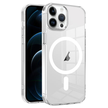 For iPhone 12 Pro Ice Color Magnetic Series PC + Acrylic Magsafe Phone Case(Transparent) - iPhone 12 / 12 Pro Cases by buy2fix | Online Shopping UK | buy2fix