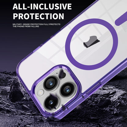 For iPhone 12 Pro Ice Color Magnetic Series PC + Acrylic Magsafe Phone Case(Transparent) - iPhone 12 / 12 Pro Cases by buy2fix | Online Shopping UK | buy2fix