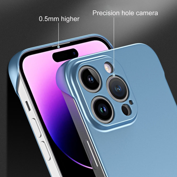 For iPhone 11 Frameless Metallic Paint Hybrid PC Phone Case(Space Silver) - iPhone 11 Cases by buy2fix | Online Shopping UK | buy2fix