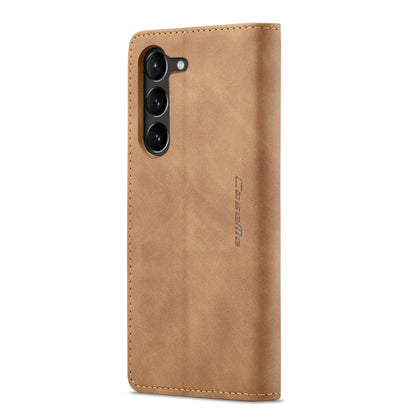 For Samsung Galaxy S24 5G CaseMe 013 Multifunctional Horizontal Flip Leather Phone Case(Brown) - Galaxy S24 5G Cases by CaseMe | Online Shopping UK | buy2fix