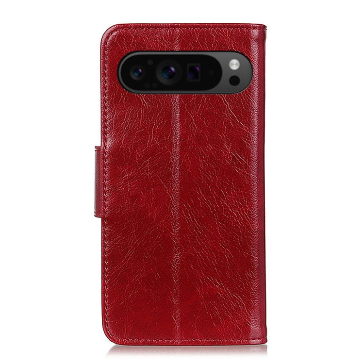 For Google Pixel 9 Pro Nappa Texture Horizontal Flip Leather Phone Case(Red) - Google Cases by buy2fix | Online Shopping UK | buy2fix