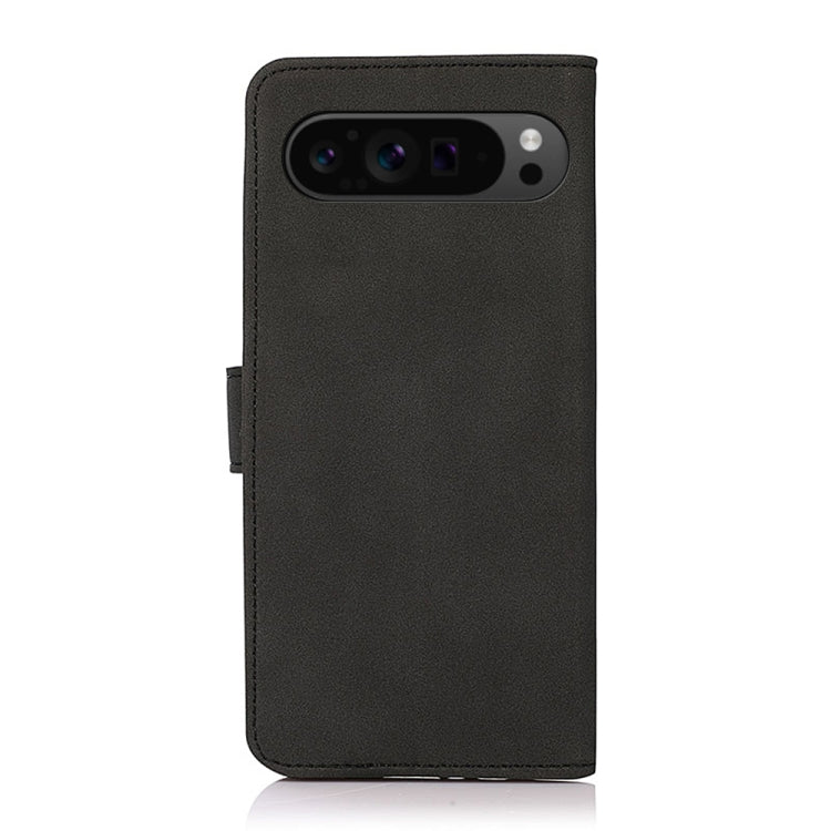 For Google Pixel 9 Pro KHAZNEH Matte Texture Leather Phone Case(Black) - Google Cases by buy2fix | Online Shopping UK | buy2fix