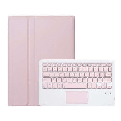 For Xiaomi Redmi Pad SE 11 inch A0N9-A Lambskin Texture Ultra-thin Detachable Bluetooth Keyboard Leather Case with Touchpad(Pink) - Others Keyboard by buy2fix | Online Shopping UK | buy2fix