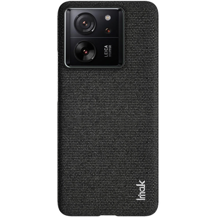 For Xiaomi 13T 5G / 13T Pro 5G imak Ruiyi Series Cloth Texture PU + PC Phone Case(Black) - Xiaomi Cases by imak | Online Shopping UK | buy2fix