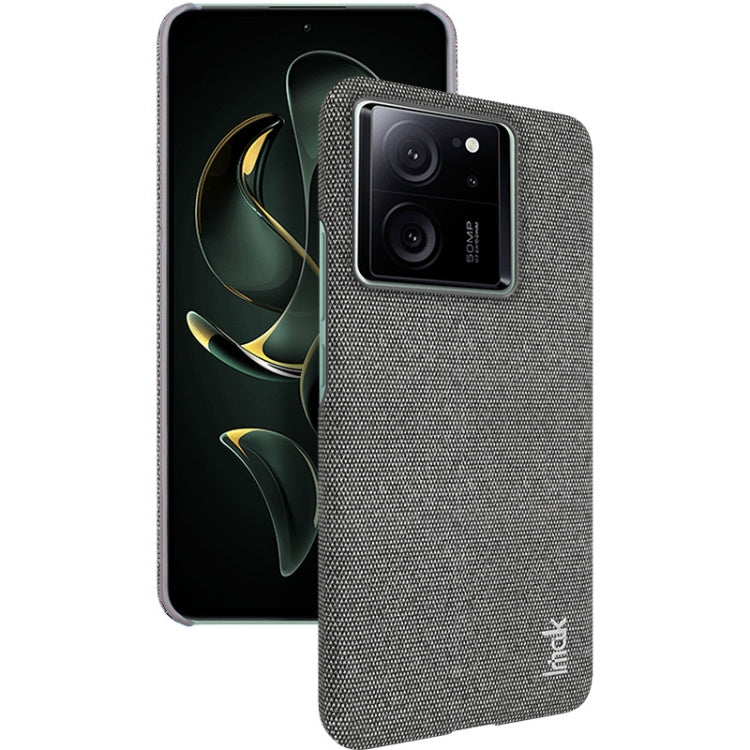 For Xiaomi Redmi K60 Ultra 5G imak Ruiyi Series Cloth Texture PU + PC Phone Case(Dark Grey) - Redmi K60 Ultra Cases by imak | Online Shopping UK | buy2fix