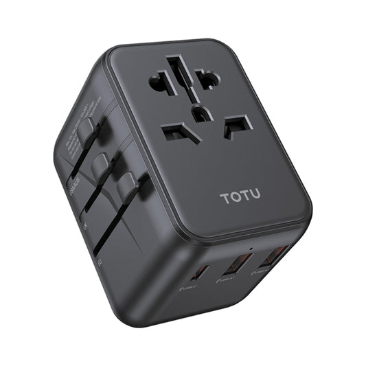 TOTU 635DQ PD 20W Universal Travel Fast Charger Power Adapter(Black) - USB Charger by TOTUDESIGN | Online Shopping UK | buy2fix