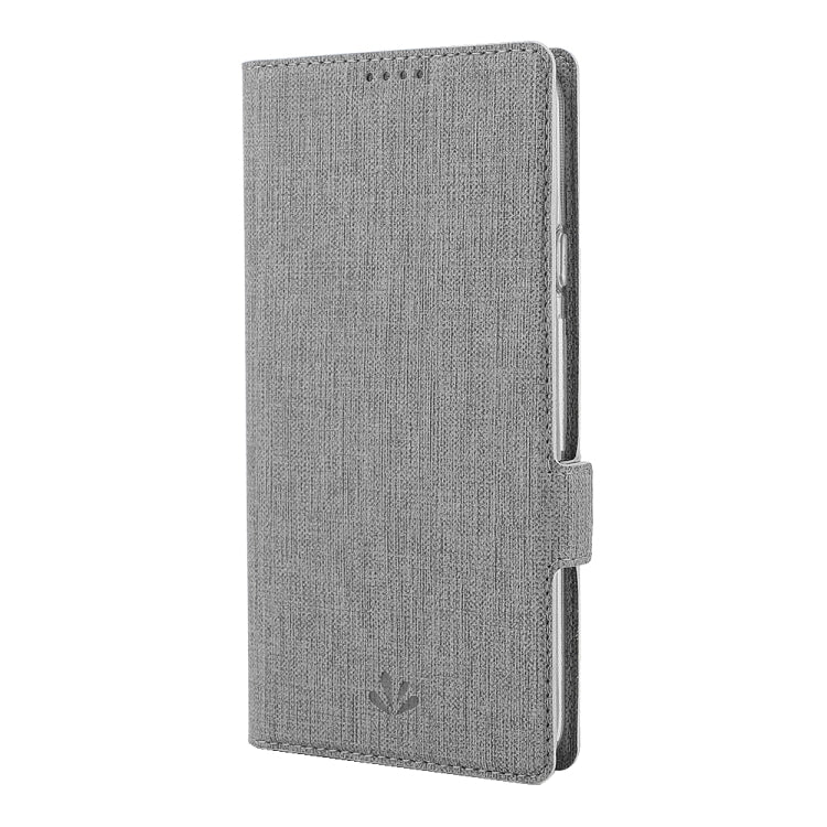 For LG Stylo 6 ViLi Side Button Magnetic Suction Type Shockproof TPU + PU Horizontal Flip Protective Case with Card Slot & Holder & Wallet(Grey) - LG by ViLi | Online Shopping UK | buy2fix