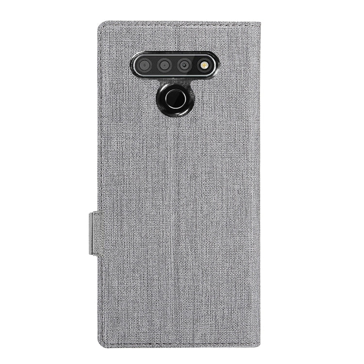 For LG Stylo 6 ViLi Side Button Magnetic Suction Type Shockproof TPU + PU Horizontal Flip Protective Case with Card Slot & Holder & Wallet(Grey) - LG by ViLi | Online Shopping UK | buy2fix