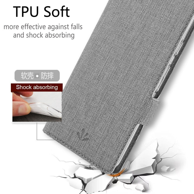 For LG Stylo 6 ViLi Side Button Magnetic Suction Type Shockproof TPU + PU Horizontal Flip Protective Case with Card Slot & Holder & Wallet(Grey) - LG by ViLi | Online Shopping UK | buy2fix